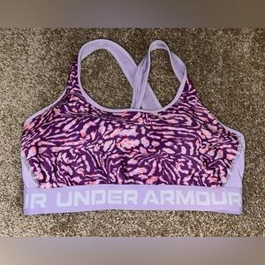 Women’s Under Armour Crossback Mid Print Bra | XL